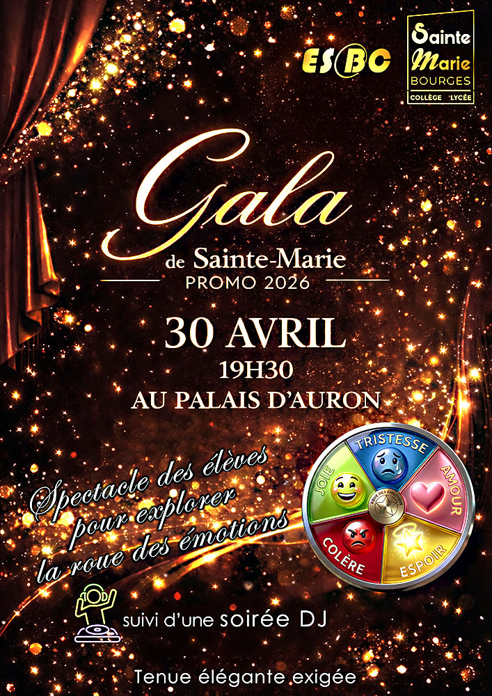 Affiche du GALA de Sainte-Marie 2026